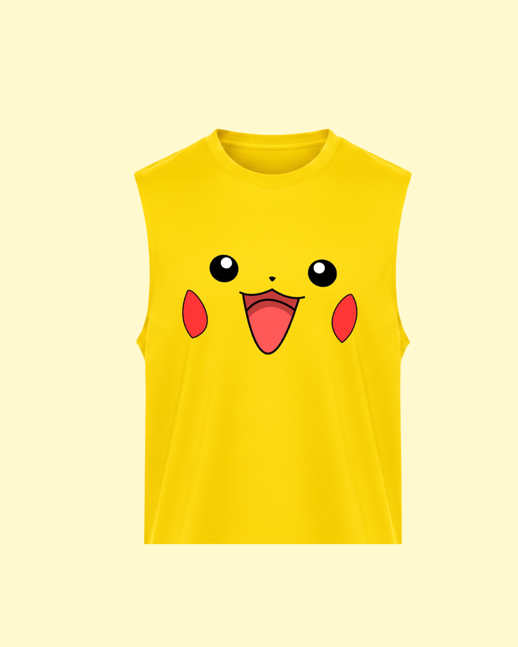 Playera sin mangas Pika