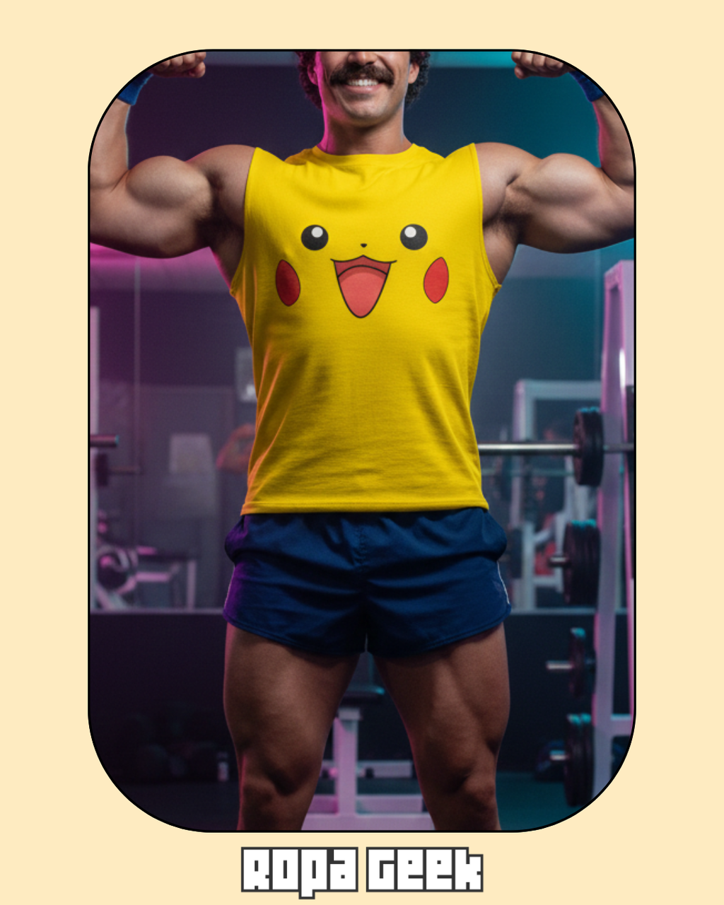 Playera sin mangas Pika