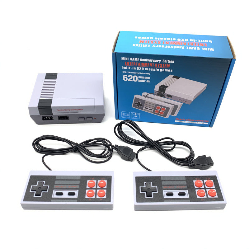 Consola simulador de Nintendo NES Game Console 8-bit Nostalgic 80 S Retro FC NES 620 TV Mini Game Host