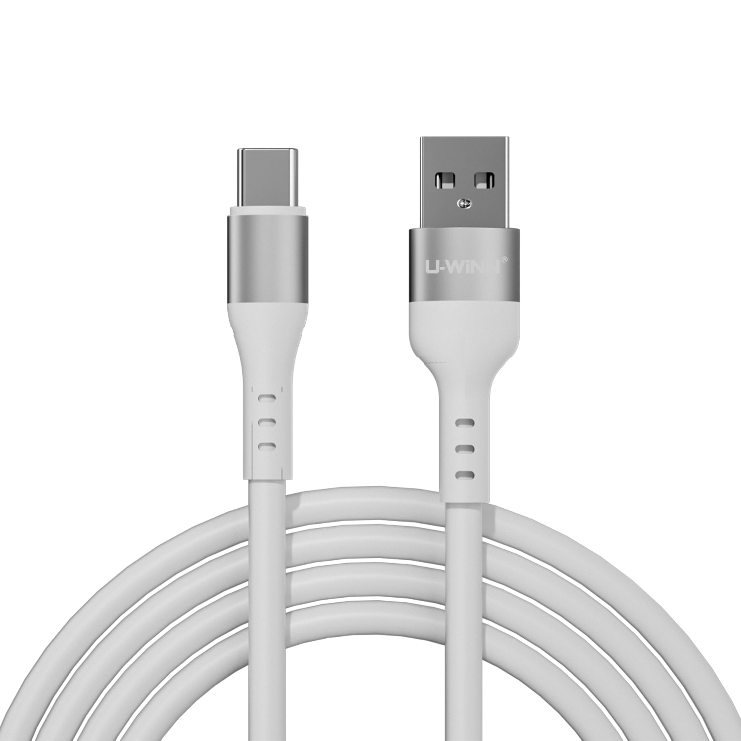Cable para carga L401 USB-C Cable 2.4A 1M White USB 3.0 UWINN